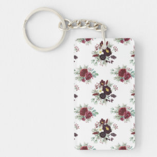 Christmas Wreath Art Keychain