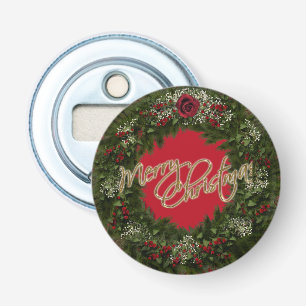 Christmas Wreath Bottle Opener