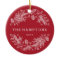Christmas Wreath Ceramic Ornament - Berry
