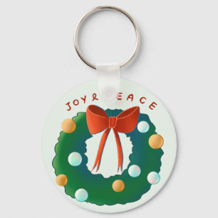 Christmas Wreath Keychain