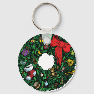 Christmas Wreath Keychain