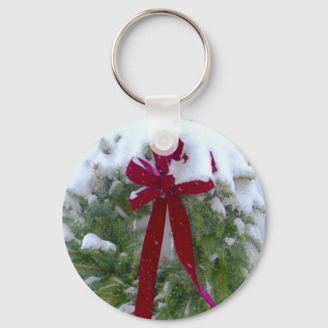 Christmas Wreath Keychain (Front)