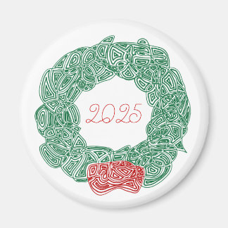 Christmas Wreath Magnet