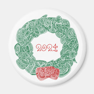 Christmas Wreath Magnet