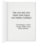 Christmas Wreath Merry Xmas Vine Monogram Font (Inside (Right))