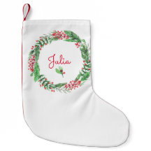 Christmas Wreath Monogram Name