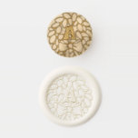 Christmas Wreath Monogram Wax Seal Stamp Kit<br><div class="desc">Christmas wreath monogram wax seal stamp kit. Ivory white.</div>