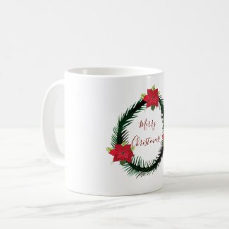 Christmas Wreath  Mug