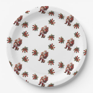 Christmas Wreath Paper Plates
