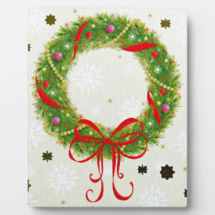 Christmas Wreath Plaque