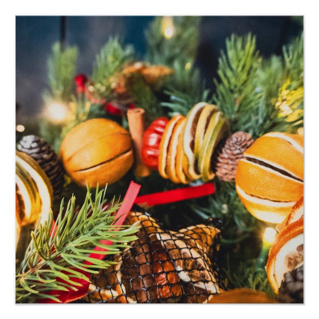 Christmas wreath poster (Front)