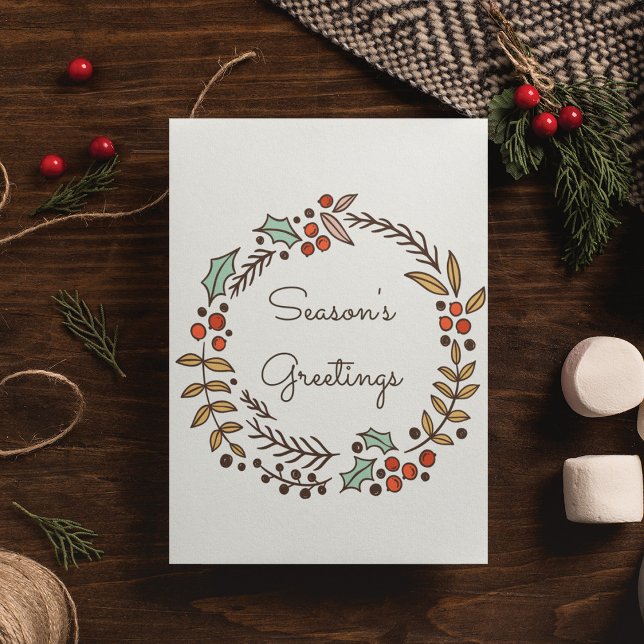 Christmas wreath Season's greetings (Creator Uploaded)