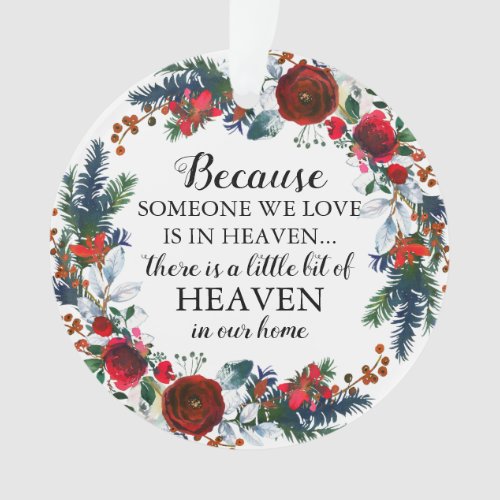 Christmas Wreath | Someone in Heaven Ornament