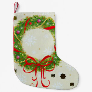 Christmas Wreath Stocking