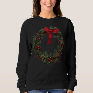 CHRISTMAS WREATH SWEATSHIRT