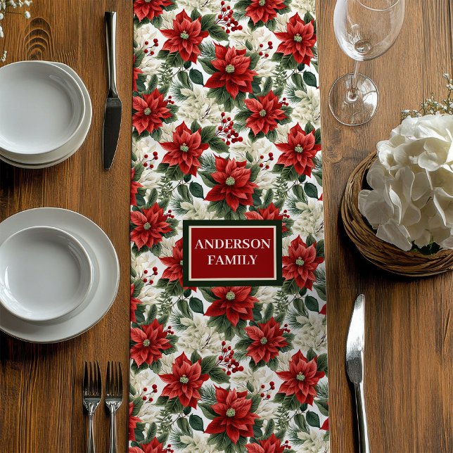 Christmas Wreath Table Runner Personalized Gift (Christmas Wreath Table Runner Personalized Gift)