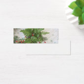 Christmas wreath with ferns bookmark (Desk)