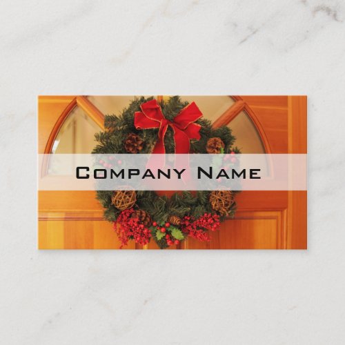 Christmas Wreaths Business Card