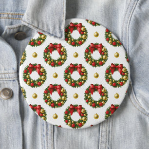 Christmas Wreaths Button
