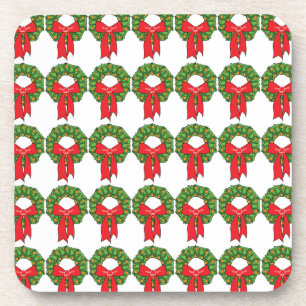 CHRISTMAS WREATHS CHRISTMAS COASTER