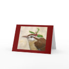 Christmas Wren card