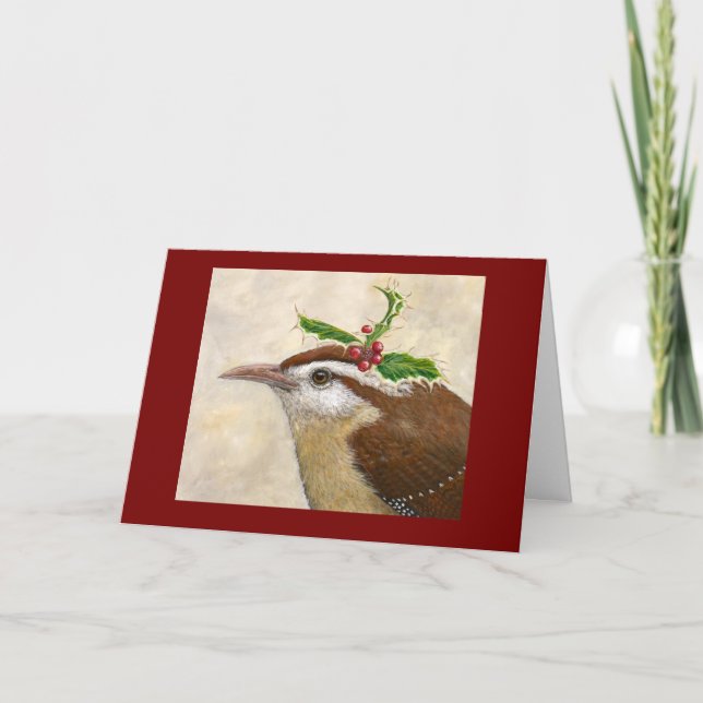 Christmas Wren card (Front)