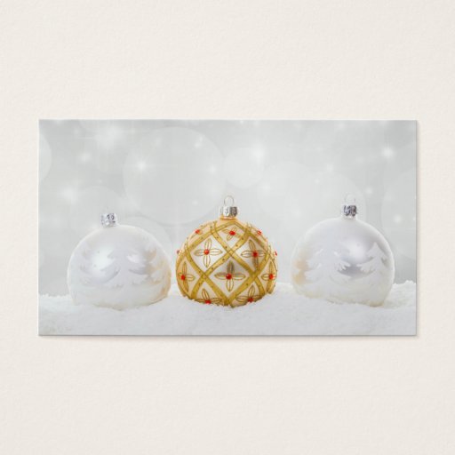 Customizable Christmas Business Card Template