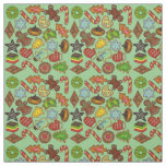 Christmas Xmas Cookies Holiday Baking Treats Fabric