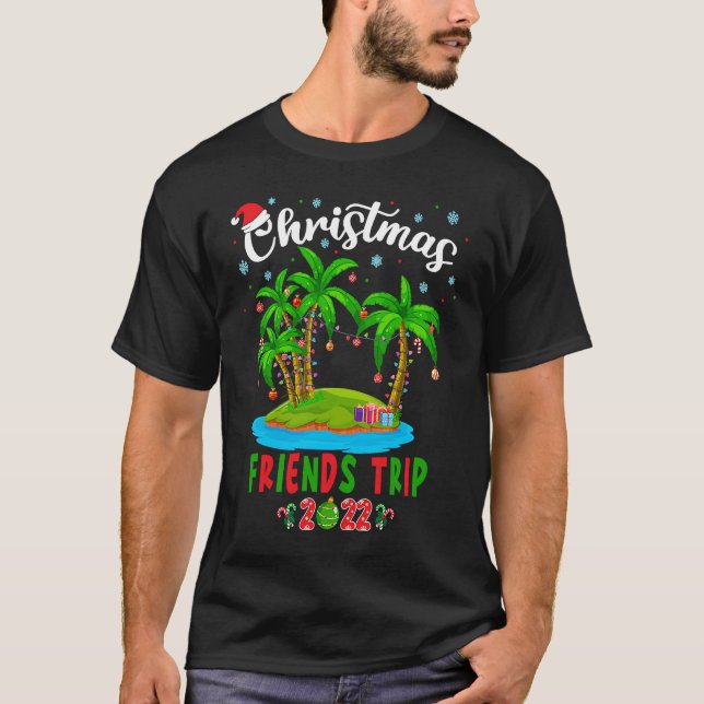 Christmas Xmas Cruise Vacation Family Group T-Shirt (Front)