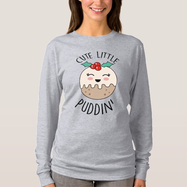Christmas Xmas Cute Little Pudding Sweater Jumper (Front)