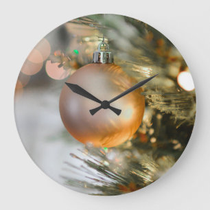 christmas xmas large clock