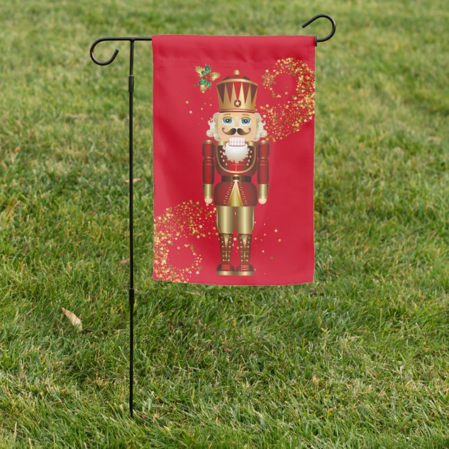 Christmas Yard Flag-Nutcracker Garden Flag (In SItu)
