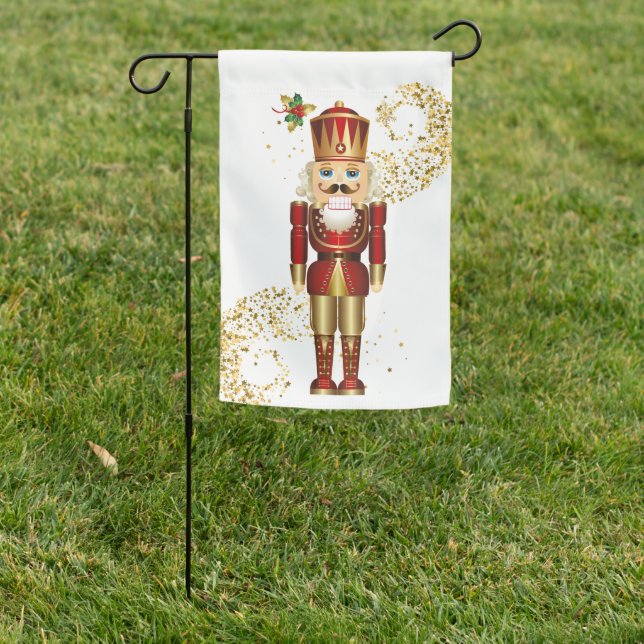 Christmas Yard Flag-Nutcracker Garden Flag (In SItu)