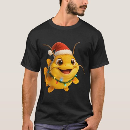 Christmas Yellow Bullhead Catfish T-Shirt