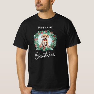 Christmas Yellow Lab Labrador Retriever Puppy Dog T-Shirt