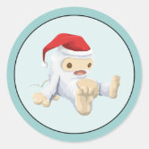 Santa Yeti Sticker