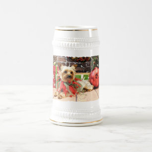 Christmas - Yorkie - Kinsey Beer Stein