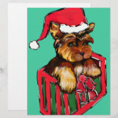 CHRISTMAS YORKIE POO (Front/Back)