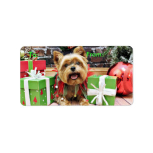 Christmas - Yorkie - Sunny Label