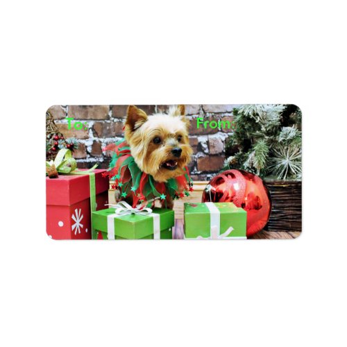 Christmas _ Yorkie _ Willie Label