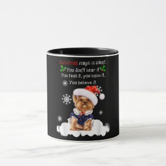 Christmas Yorkshire Terrier Funny Yorkie Puppy Mug