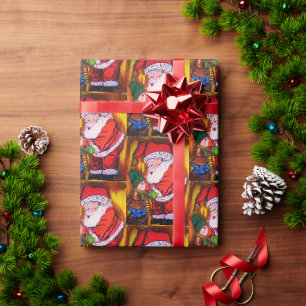 CHRISTMAS YOU BETTER NOT POUT WRAPPING PAPER