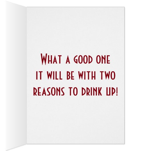 CHRISTMAS & YOUR **40th BIRTHDAY** PARTY TIME (Inside (Right))