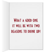 CHRISTMAS & YOUR **40th BIRTHDAY** PARTY TIME Cards (Inside (Right))