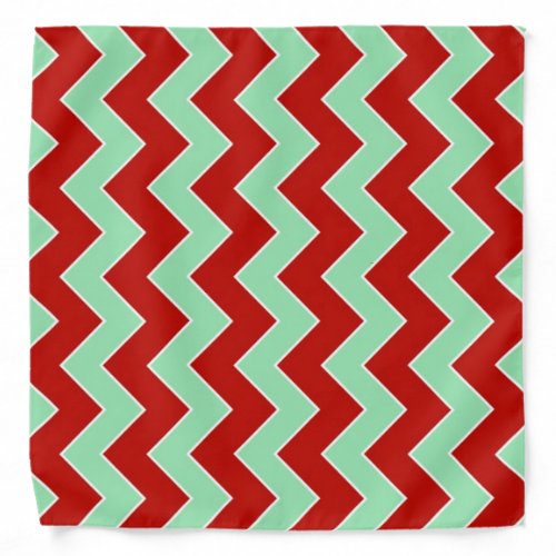 Christmas Zigzag Bandana