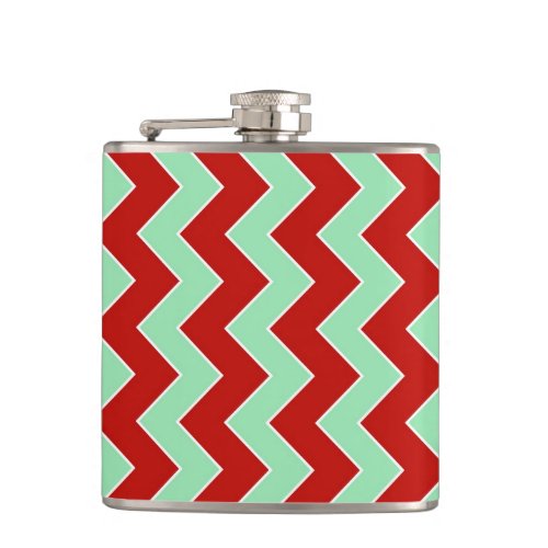 Christmas Zigzag Flask