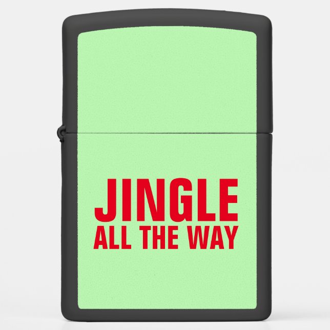 CHRISTMAS ZIPPO LIGHTERS FUNNY JINGLE (Front)