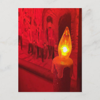 christmascandleandtoysoldiers8000x6000 postcard