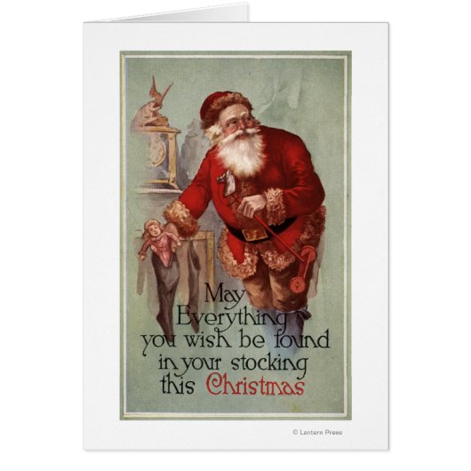 ChristmasFinding Everything in you Stocking Cards (Front)