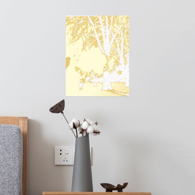 CHRISTMASFOIL PRINT POSTER ART AND DESIGN  STYLES  (In Situ (Bedroom 2))